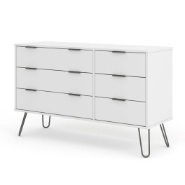 Augusta White Large Chest of Drawers
