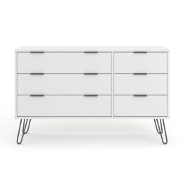 Augusta White Large Chest of Drawers