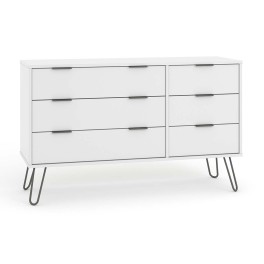 Augusta White Large Chest of Drawers
