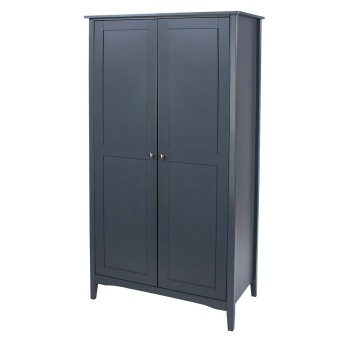 Como Blue Painted Collection 2 Door Wardrobe